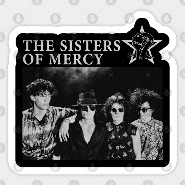 The Sisters Of Mercy Vintage Sticker by Sal.Priadi